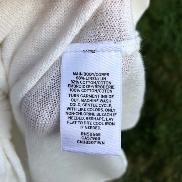 Cotton/Linen Blend blouse by Caslon - Picture 8 of 8